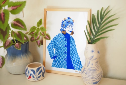 Illustration A4 - Inktober 2025 • N°22 Bouton