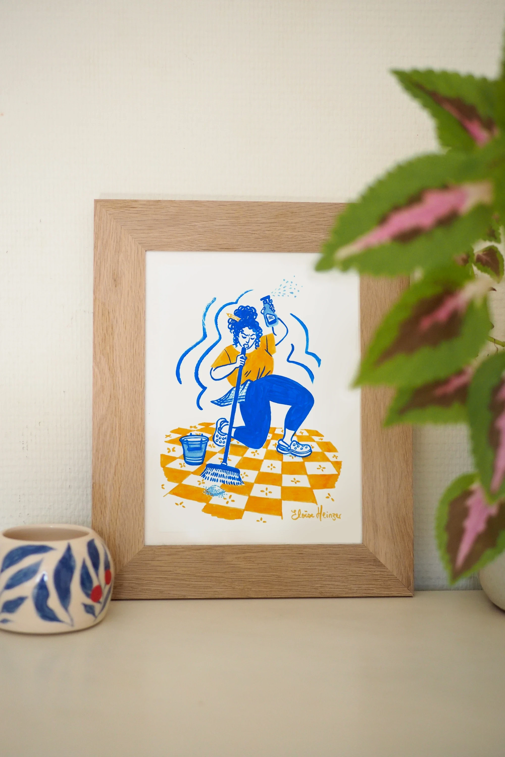 Illustration A5 - Inktober 2025 • N°10 Balayer