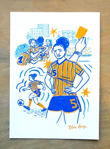 Illustration A4 - Inktober 2025 • N°16 Erreur