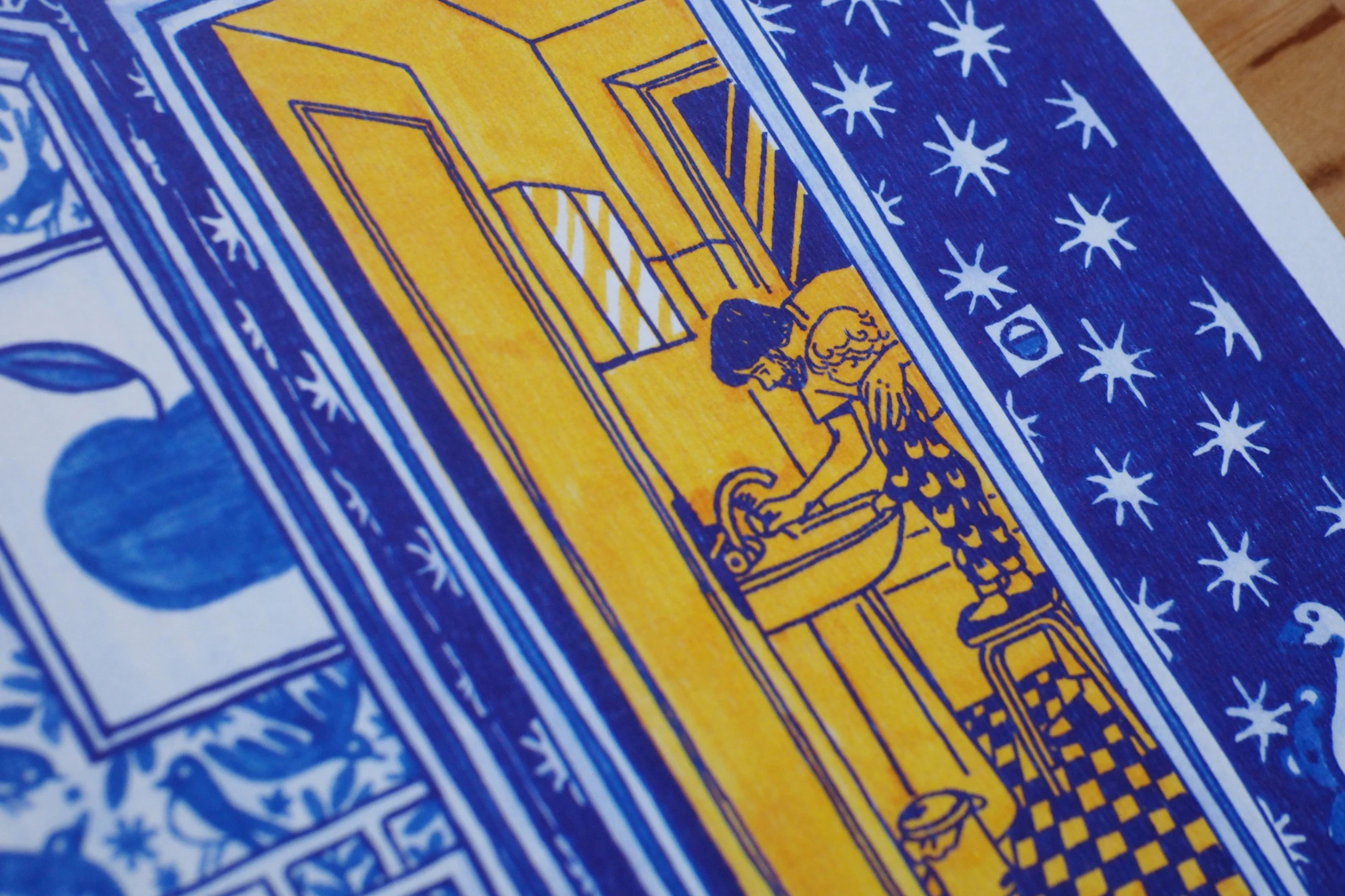 Print A4 • Scène du soir