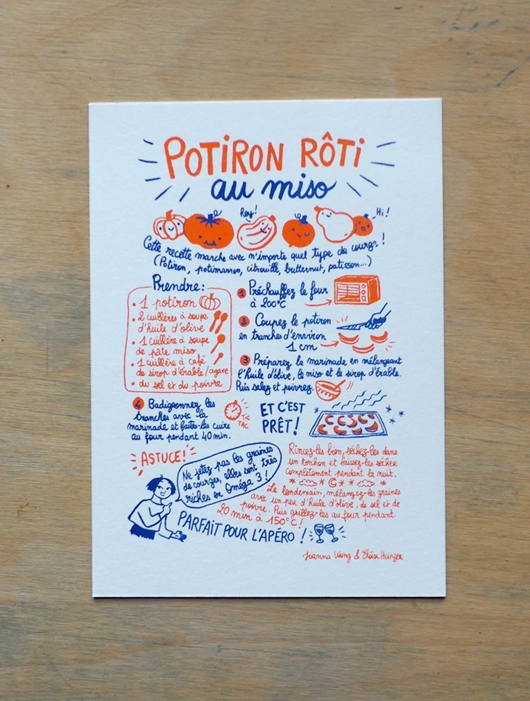 Print A5 - Recette Potiron