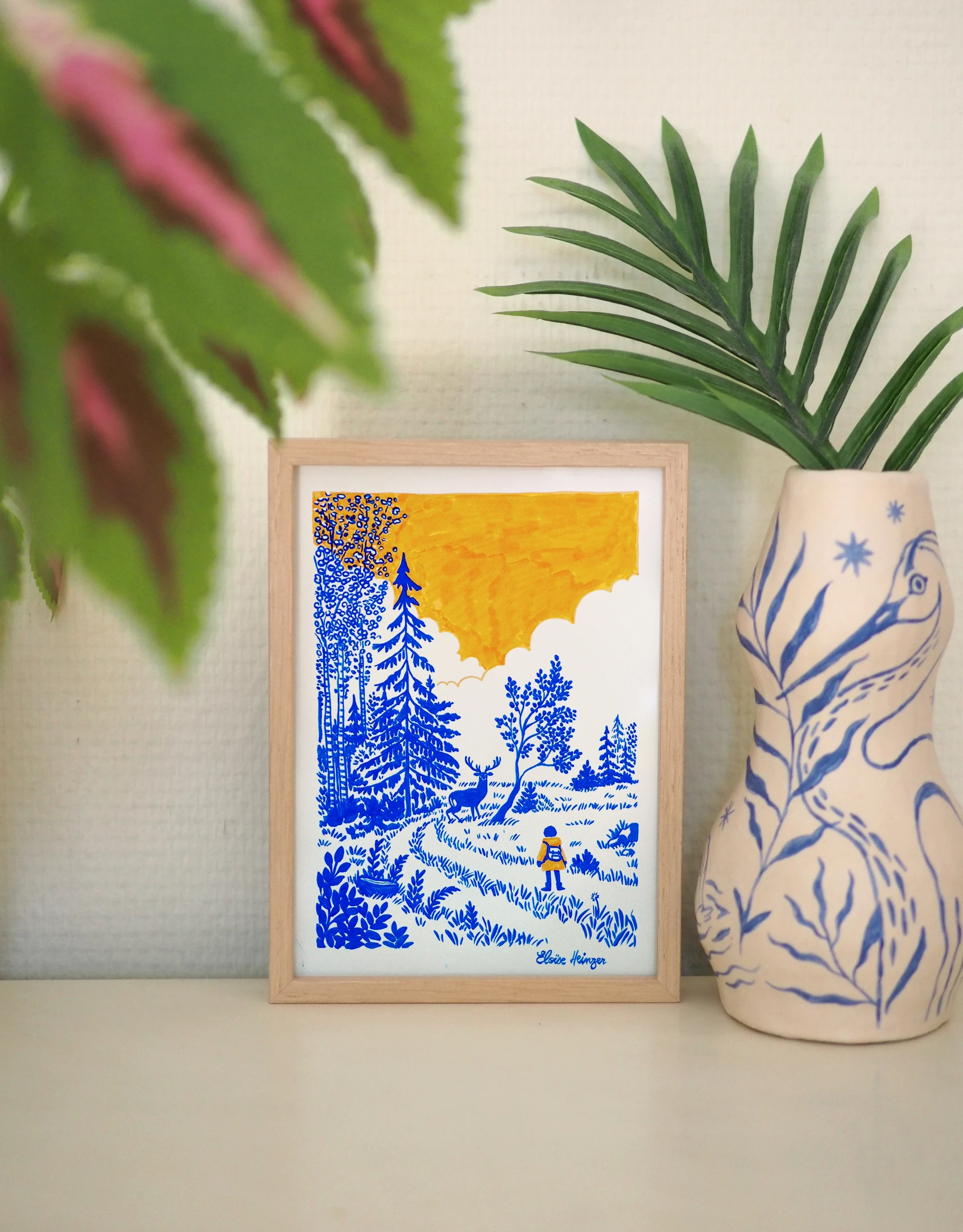 Illustration A5 Inktober 2025 • N°5 Cerf