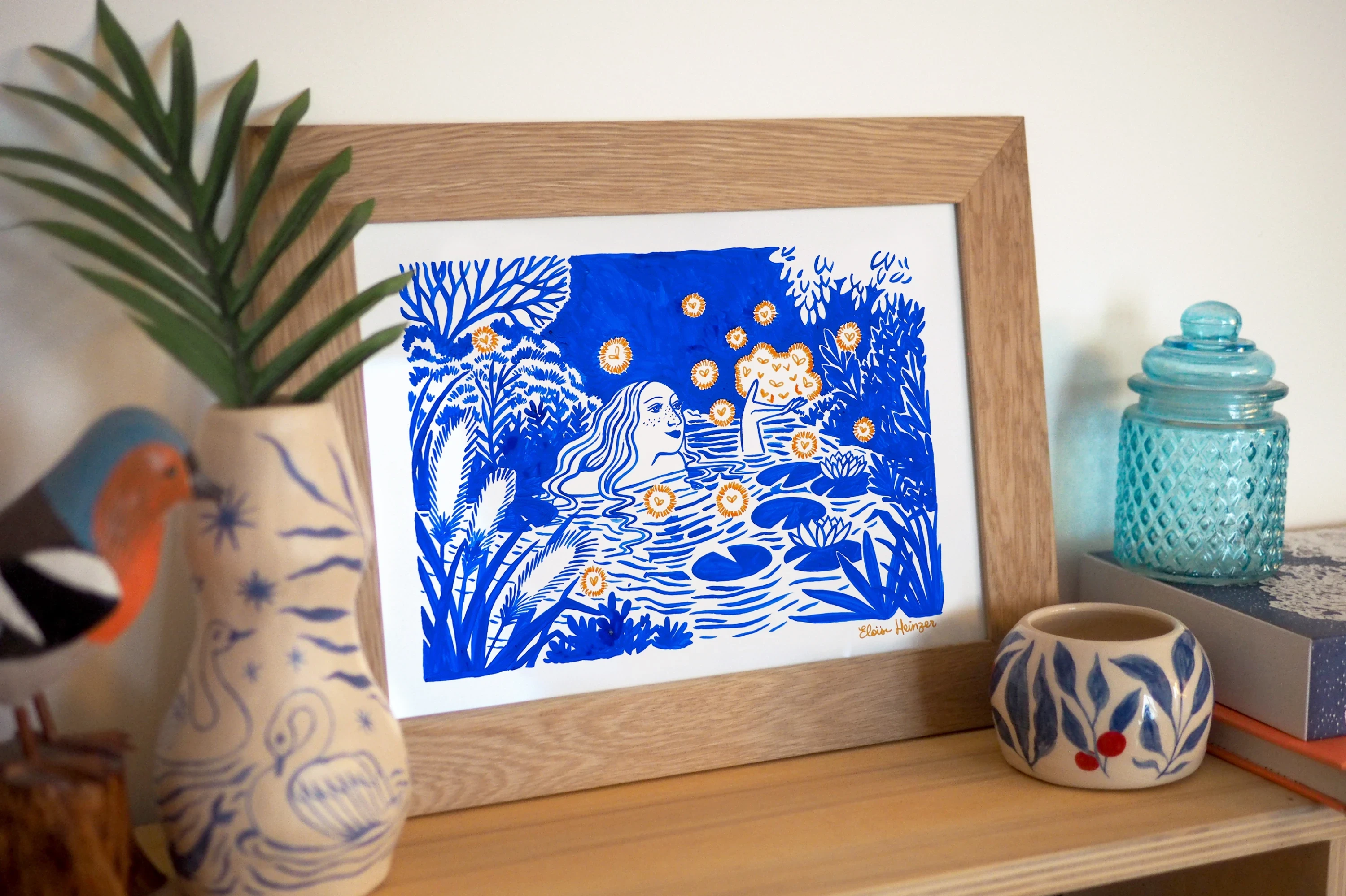 Illustration A4 - Inktober 2025 • N°23 Lucioles