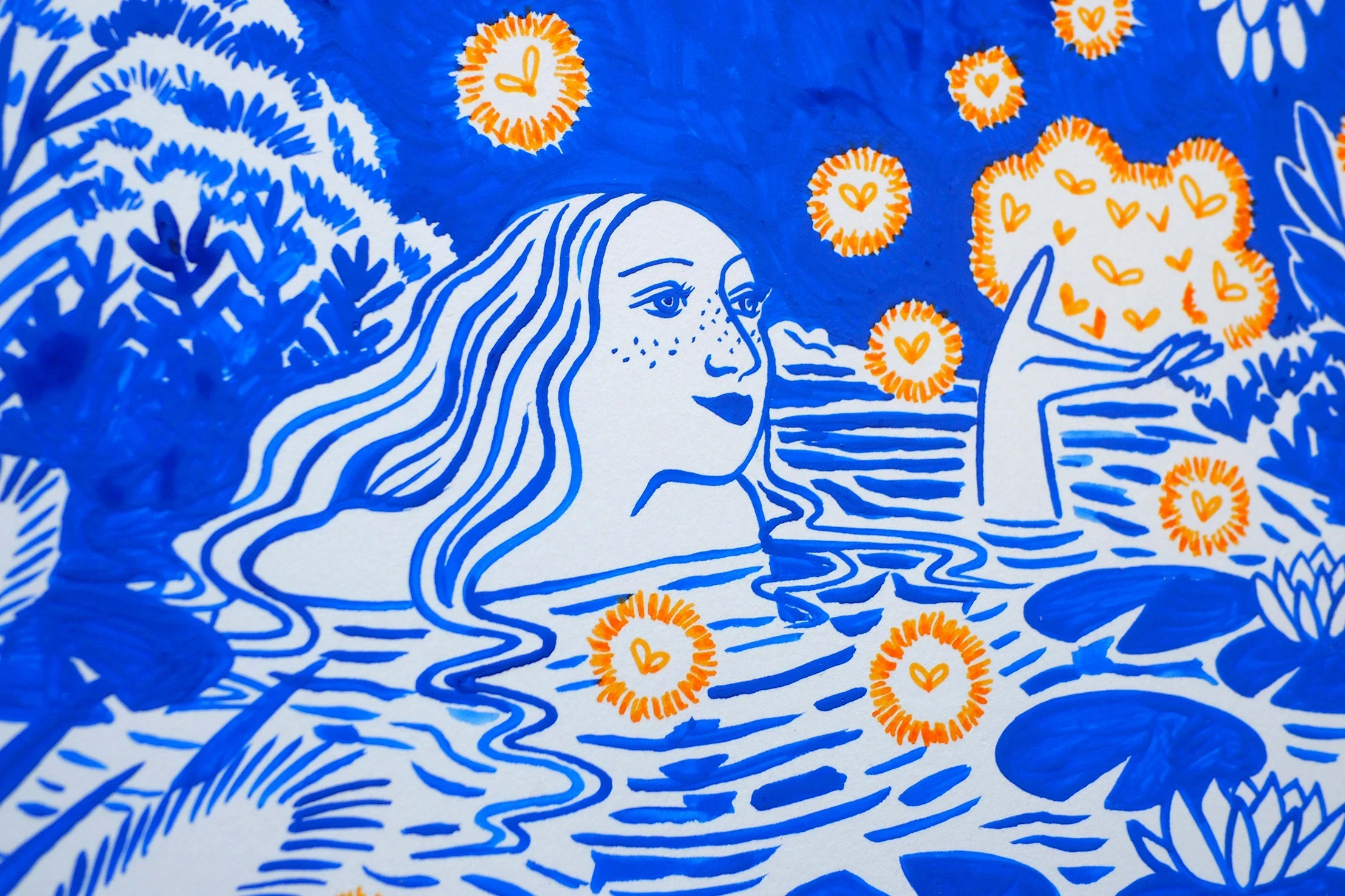 Illustration A4 - Inktober 2025 • N°23 Lucioles