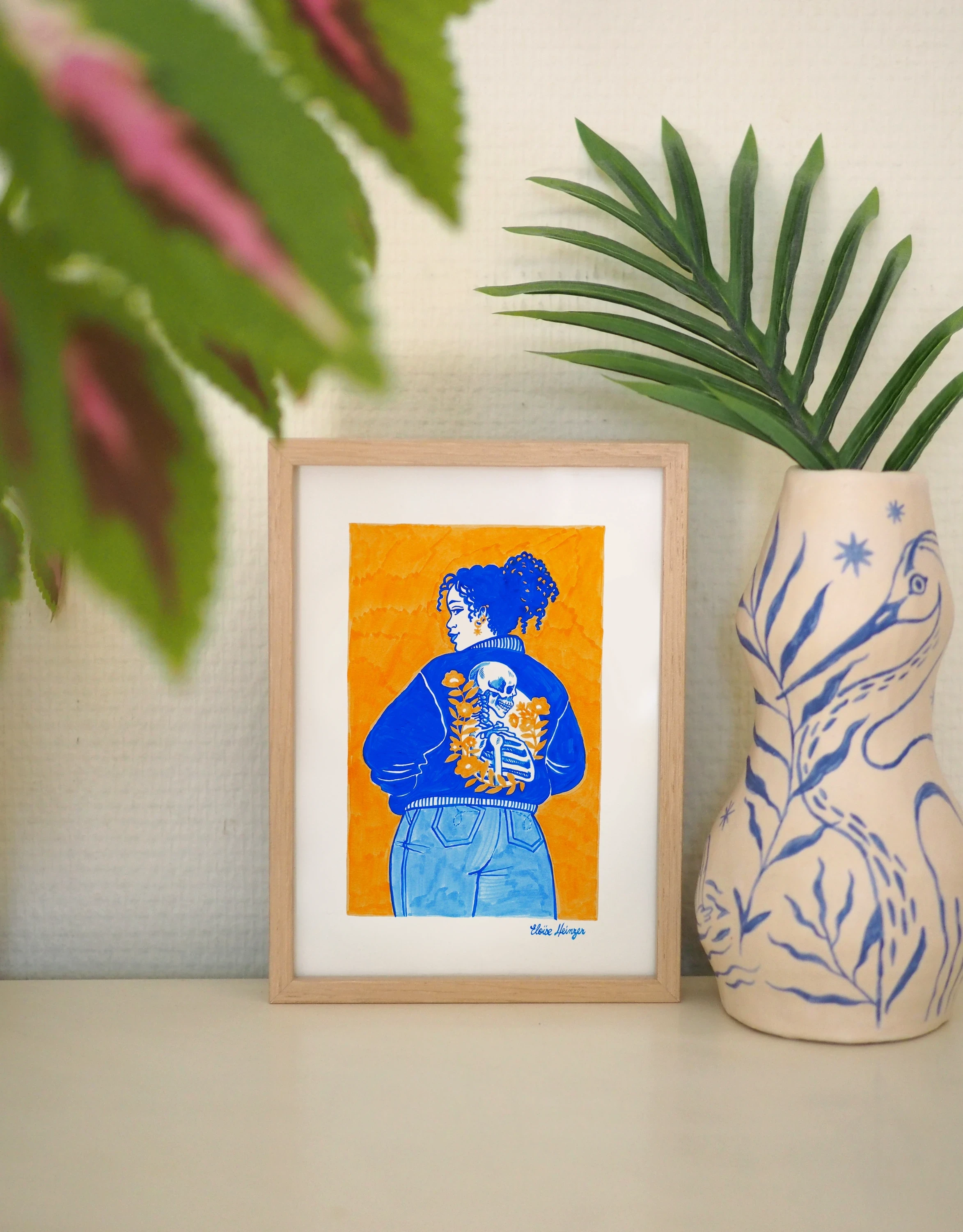 Illustration A4 - Inktober 2025 • N°28 Squelettique