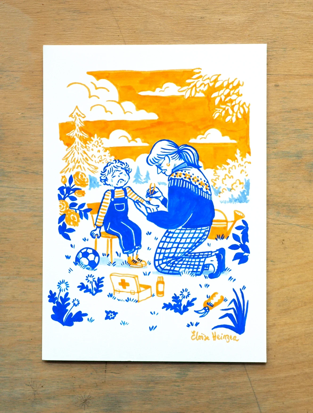 Illustration A5 - Inktober 2025 • N°11 Piqûre