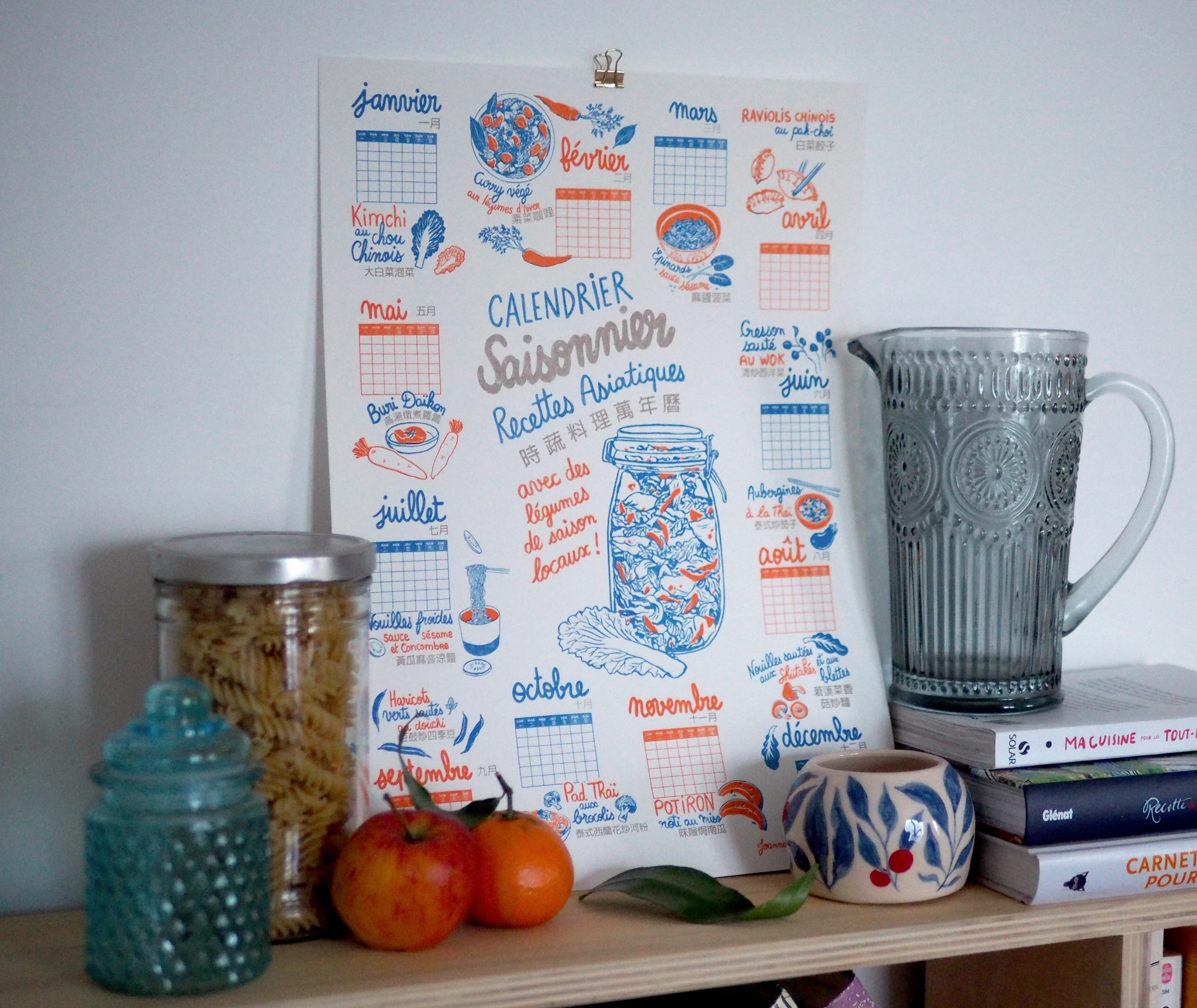 Print A3 - Calendrier Saisonnier