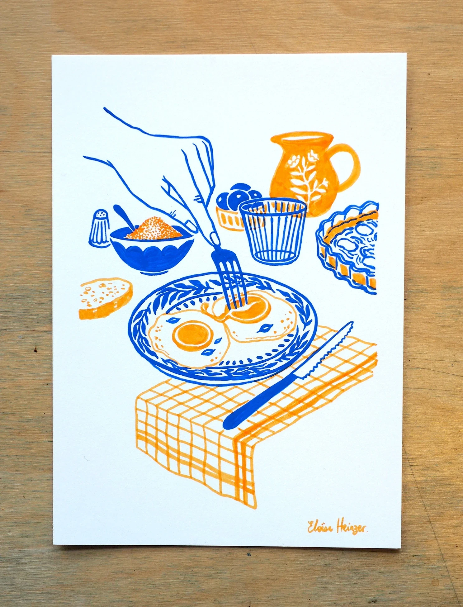 Illustration A5 - Inktober 2025 • N°6 Percer