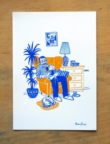 Illustration A4 - Inktober 2025 • N°1 Moustache