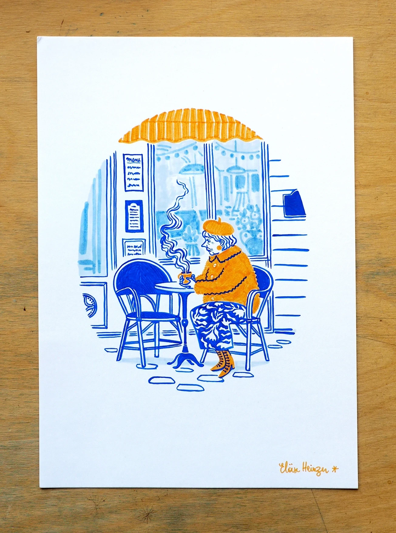 Illustration A4 - Inktober 2025 • N°30 Vacant