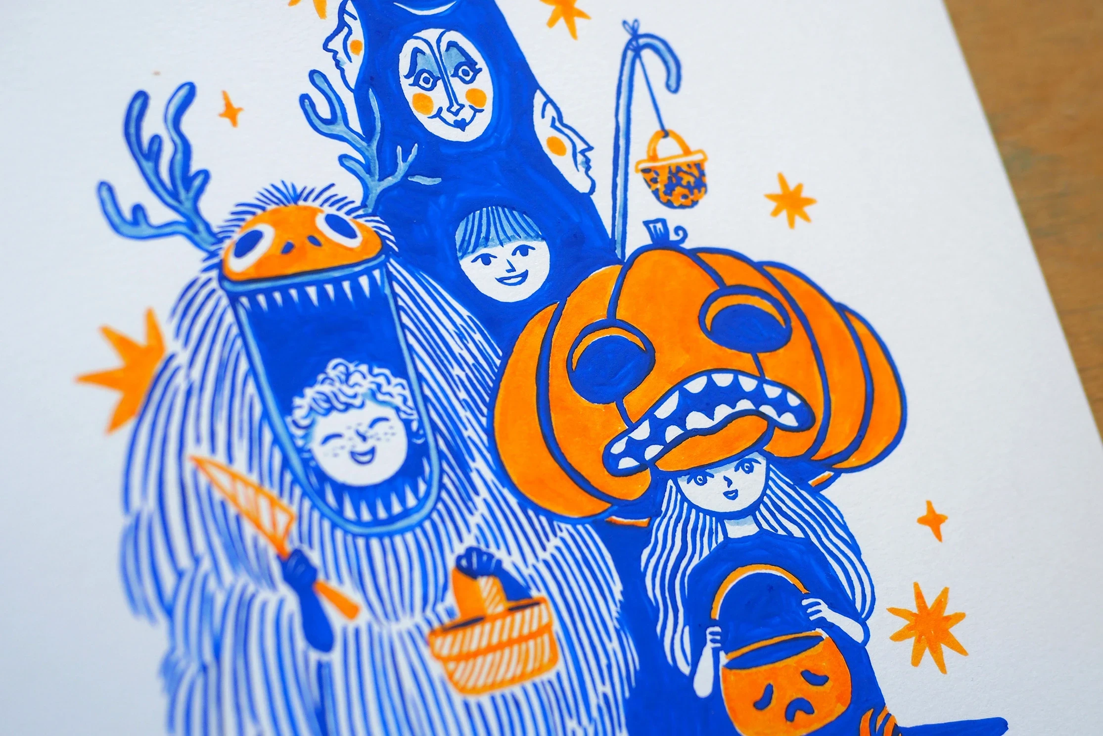 Illustration A4 - Inktober 2025 • N°25 Enfer