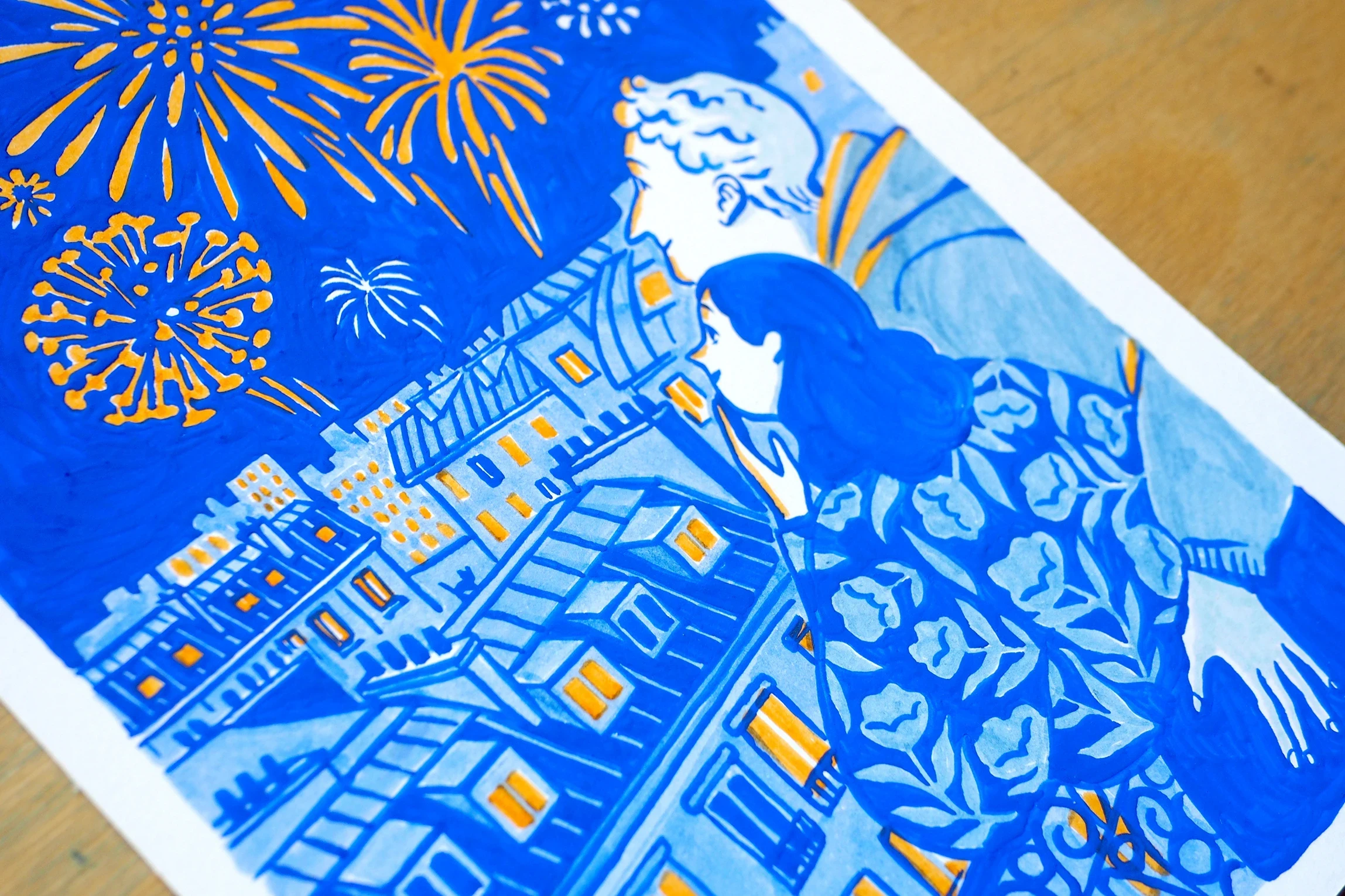 Illustration A5 - Inktober 2025 • N°21 Explosion