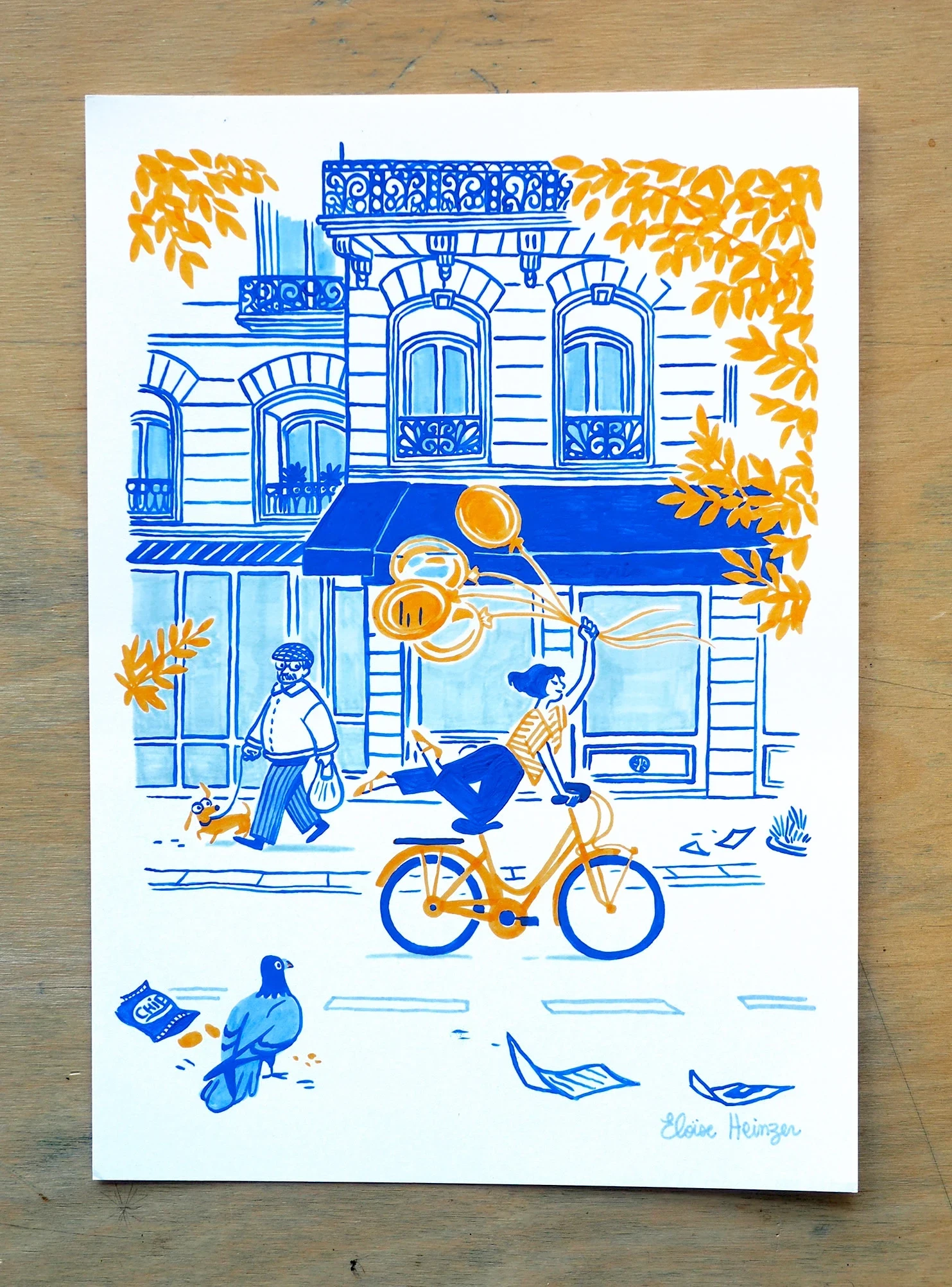 Illustration A4 - Inktober 2025 • N°8 Imprudent