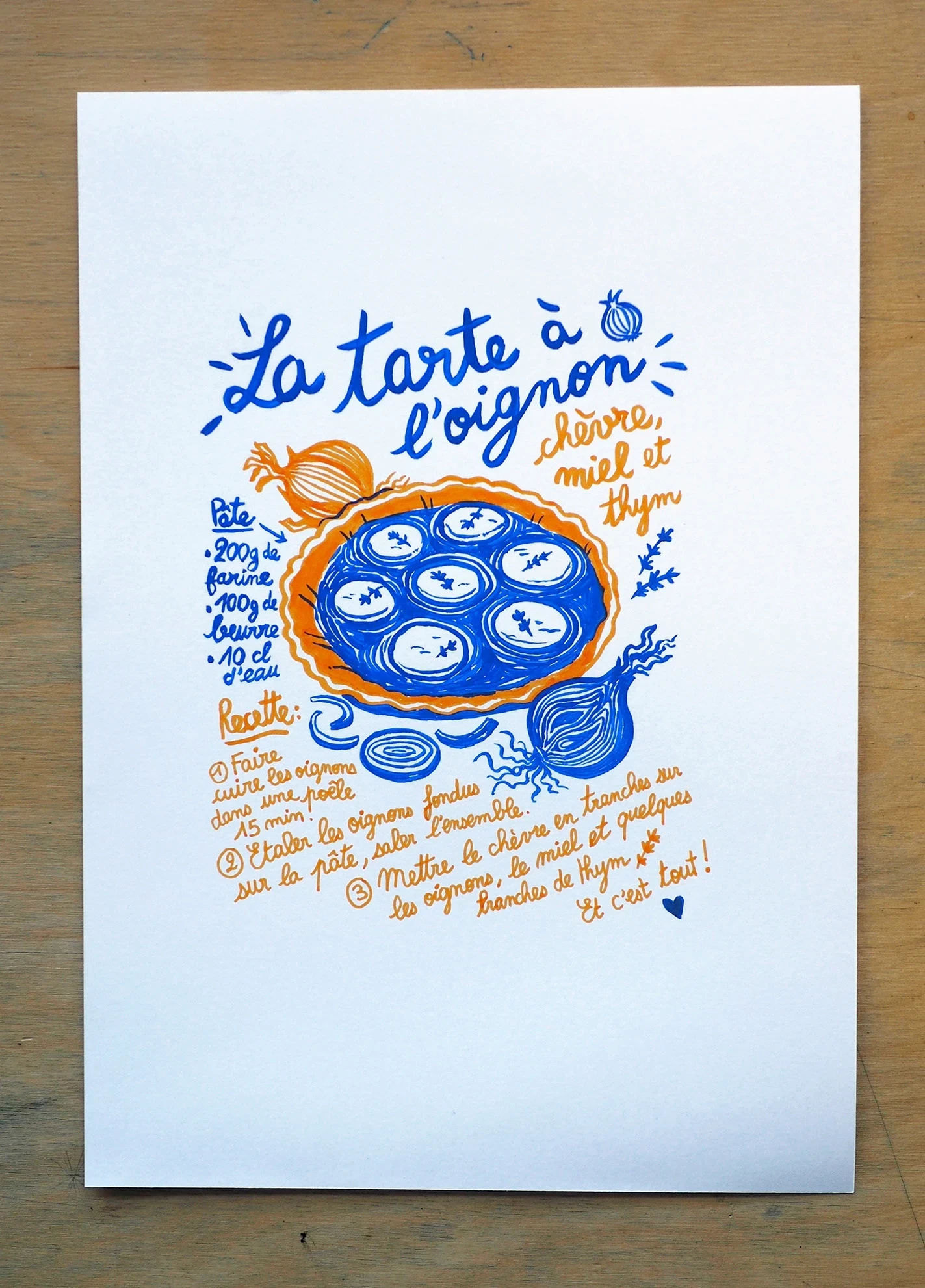 Illustration A4 - Inktober 2025 • N°27 Oignon