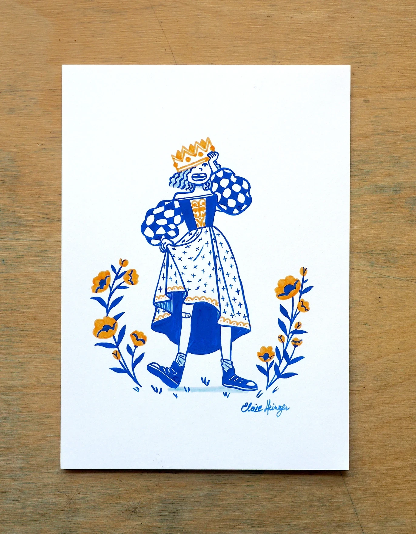 Illustration A5 - Inktober 2025 • N°3 Couronne