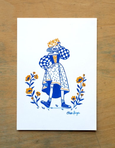 Illustration A5 - Inktober 2025 • N°3 Couronne