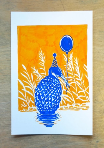 Illustration 13,8x21 cm - Inktober 2025 • N°24 Tapageur