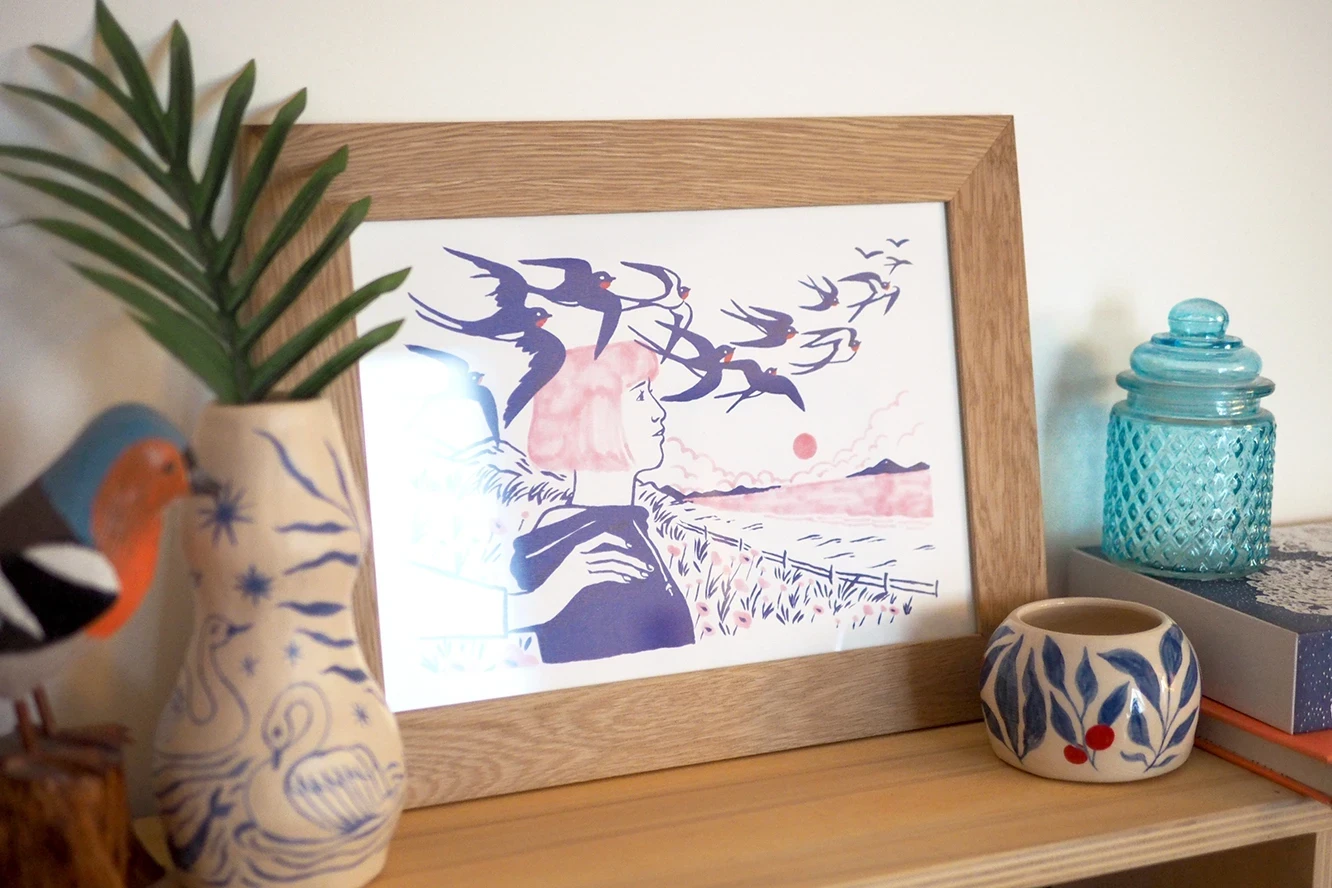 Print A4 • Vol d'oiseaux