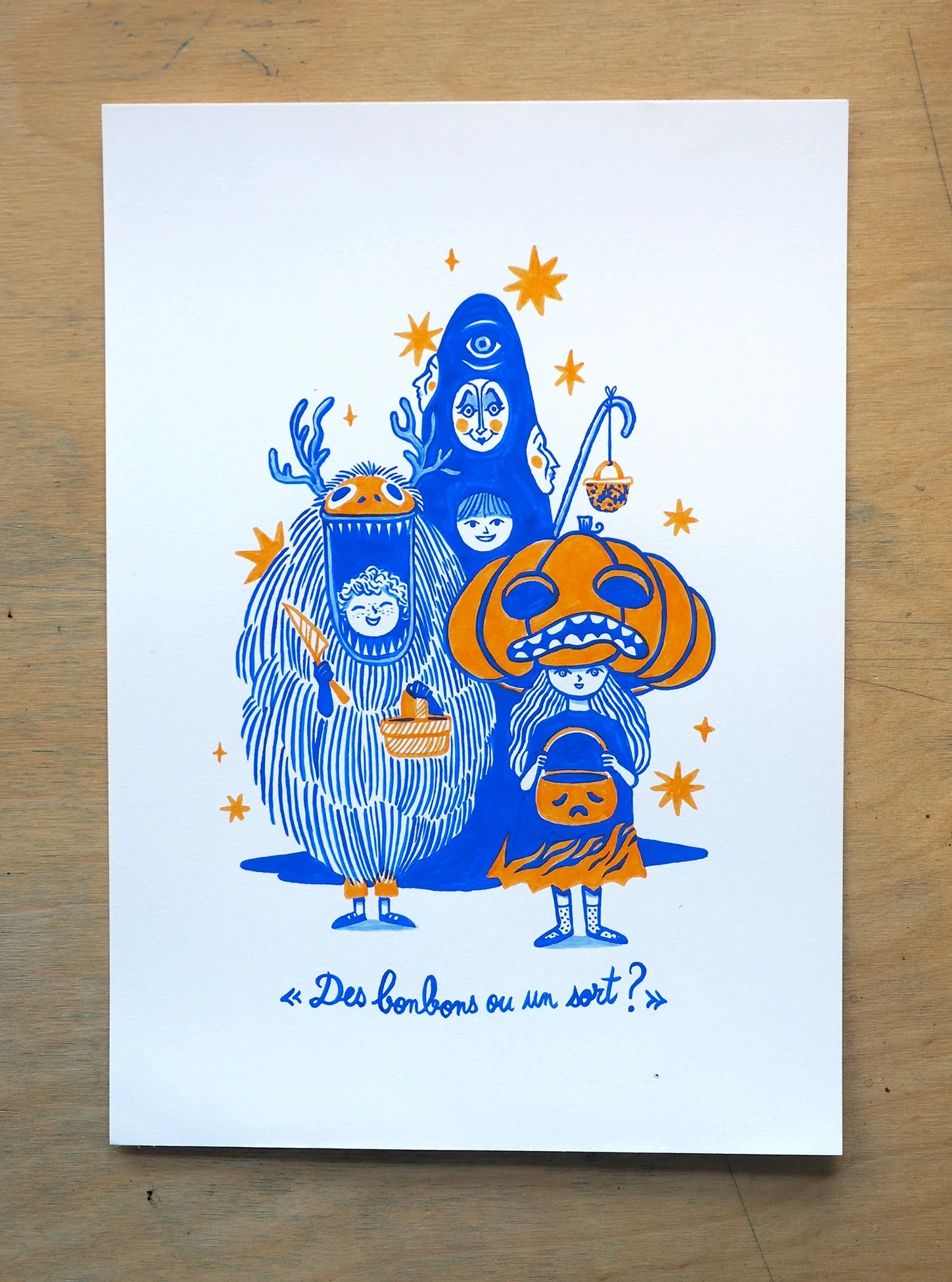 Illustration A4 - Inktober 2025 • N°25 Enfer