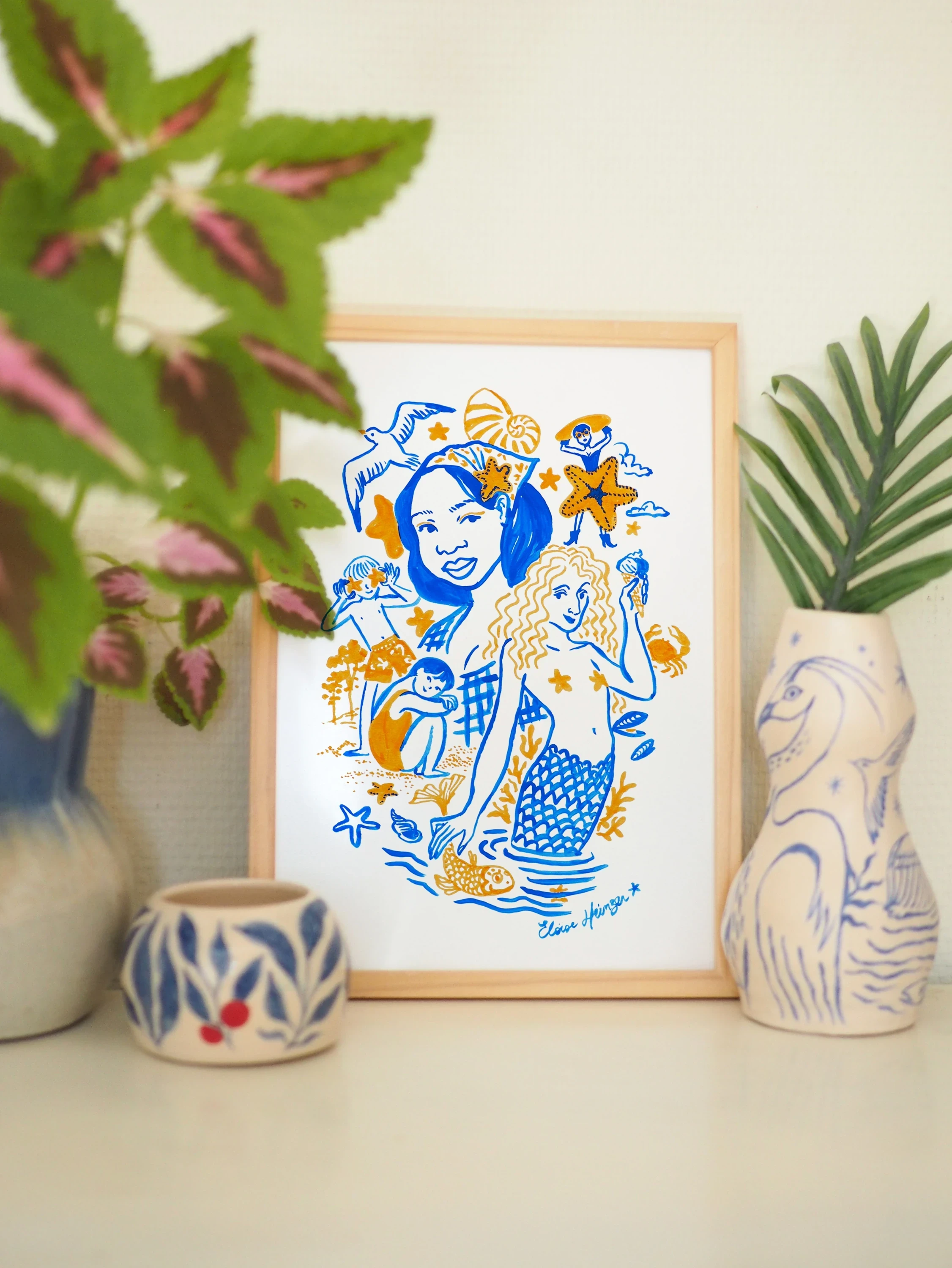 Illustration A4 - Inktober 2025 • N°7 Etoile de mer