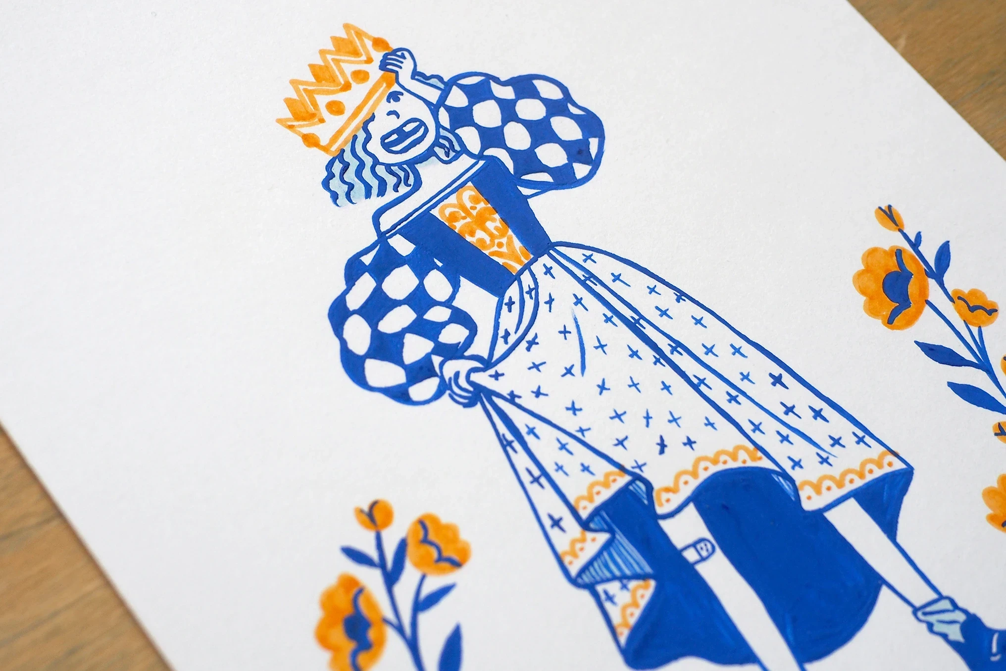 Illustration A5 - Inktober 2025 • N°3 Couronne