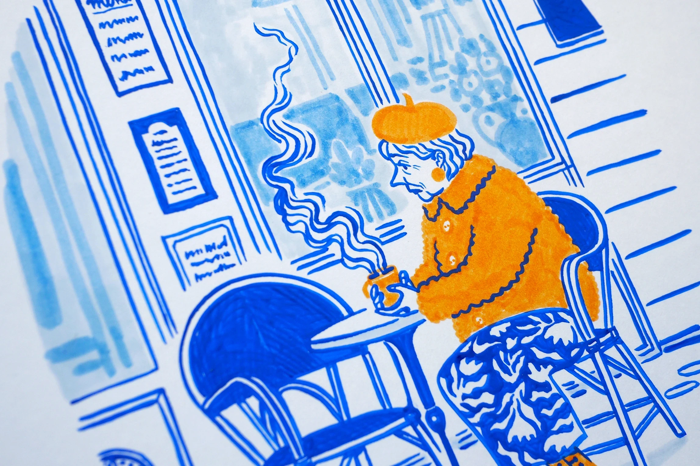 Illustration A4 - Inktober 2025 • N°30 Vacant