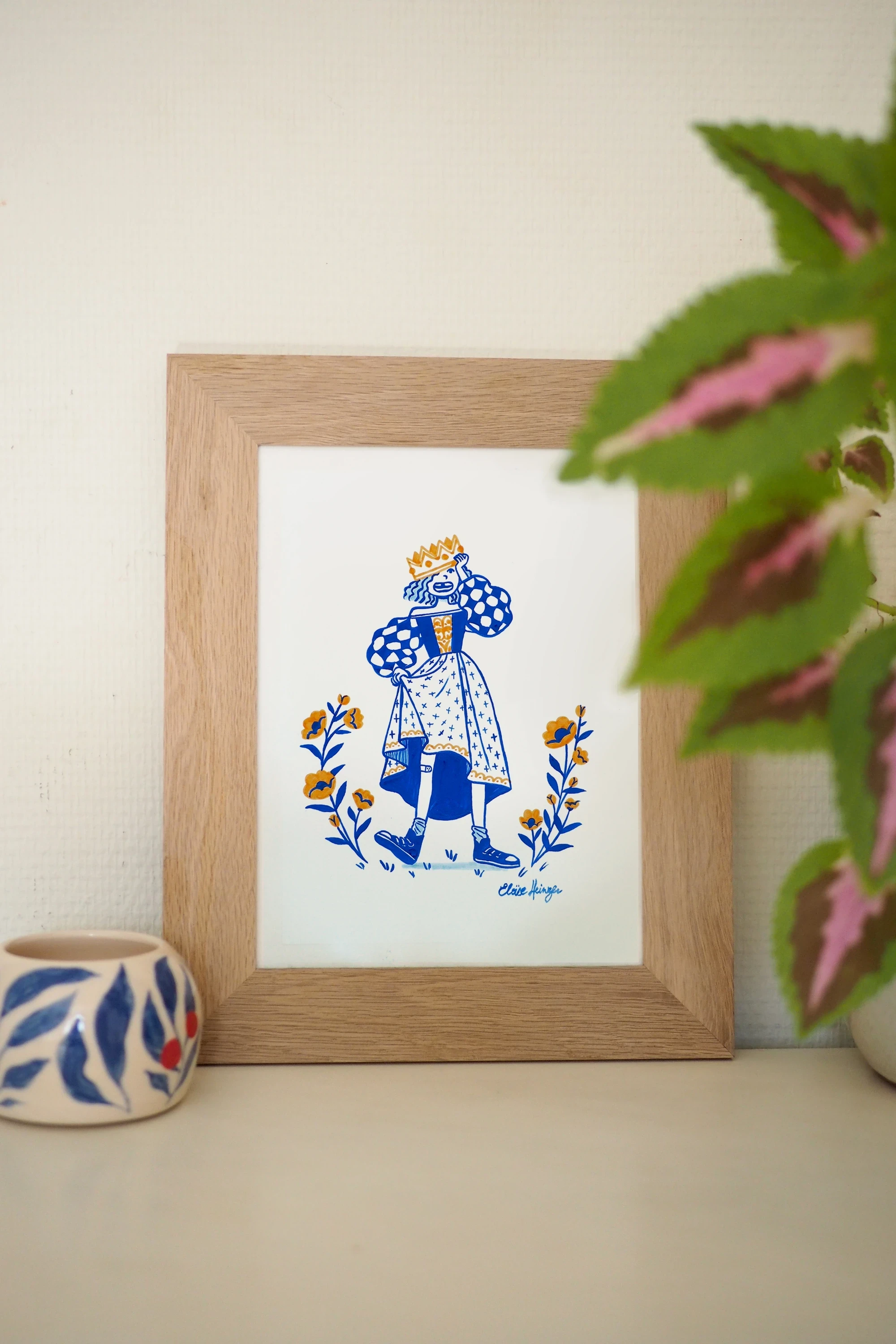 Illustration A5 - Inktober 2025 • N°3 Couronne