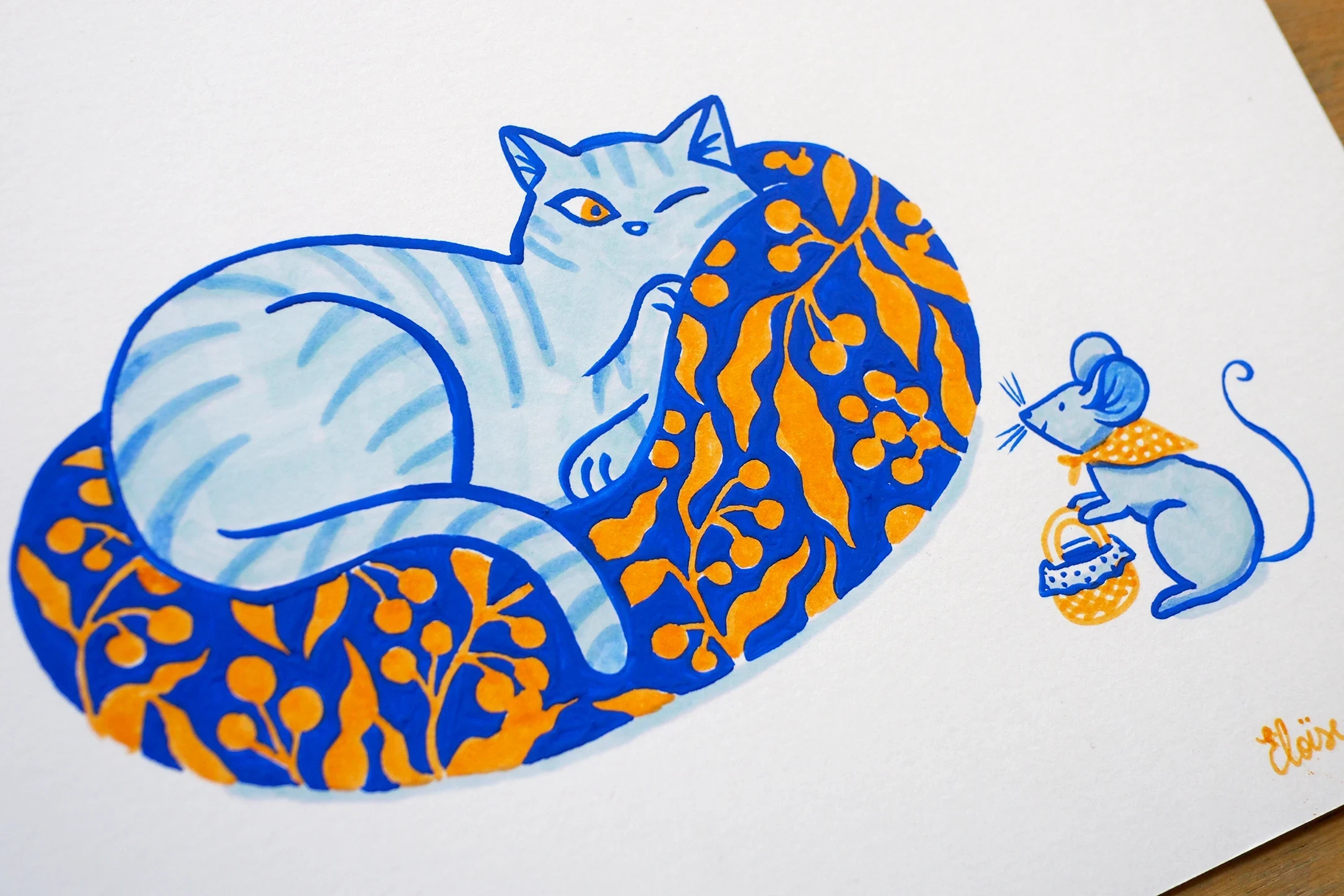 Illustration A5 - Inktober 2025 • N°18 Accord