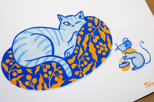 Illustration A5 - Inktober 2025 • N°18 Accord