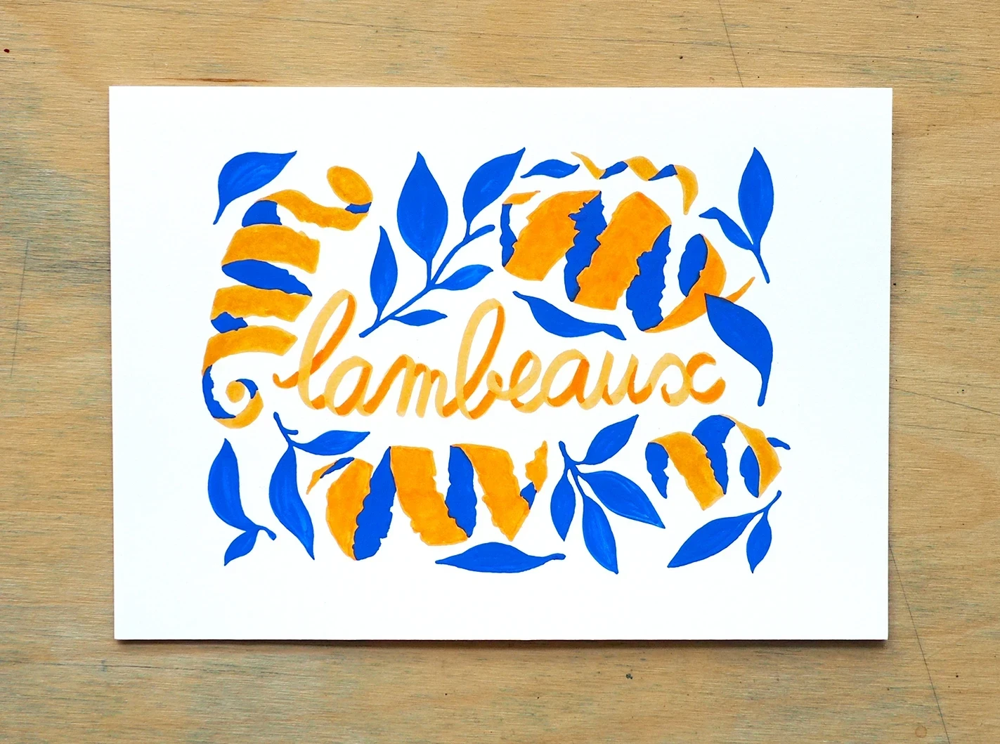 Illustration A5 - Inktober 2025 • N°15 Lambeaux