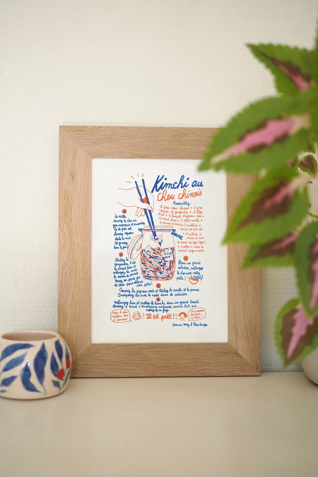 Print A5 - Recette Kimchi