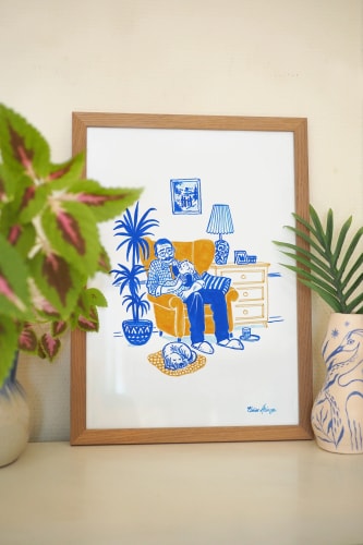 Illustration A4 - Inktober 2025 • N°1 Moustache