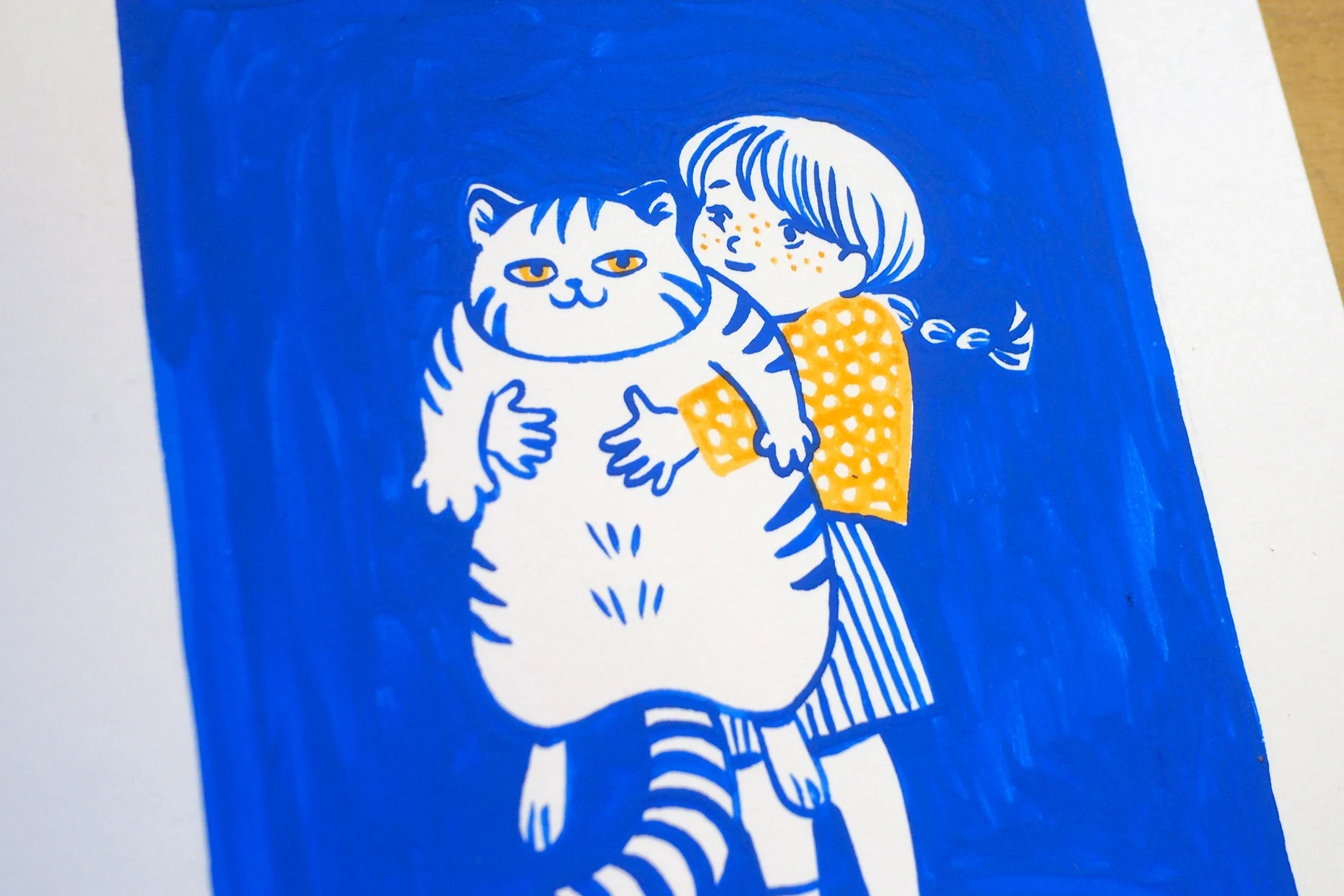 Illustration A5 - Inktober 2025 • N°9 Lourd