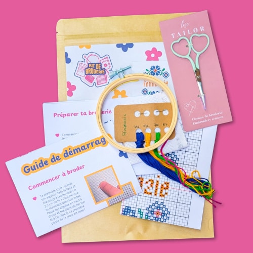 Kit de point de croix (DIY) - Niveau 2