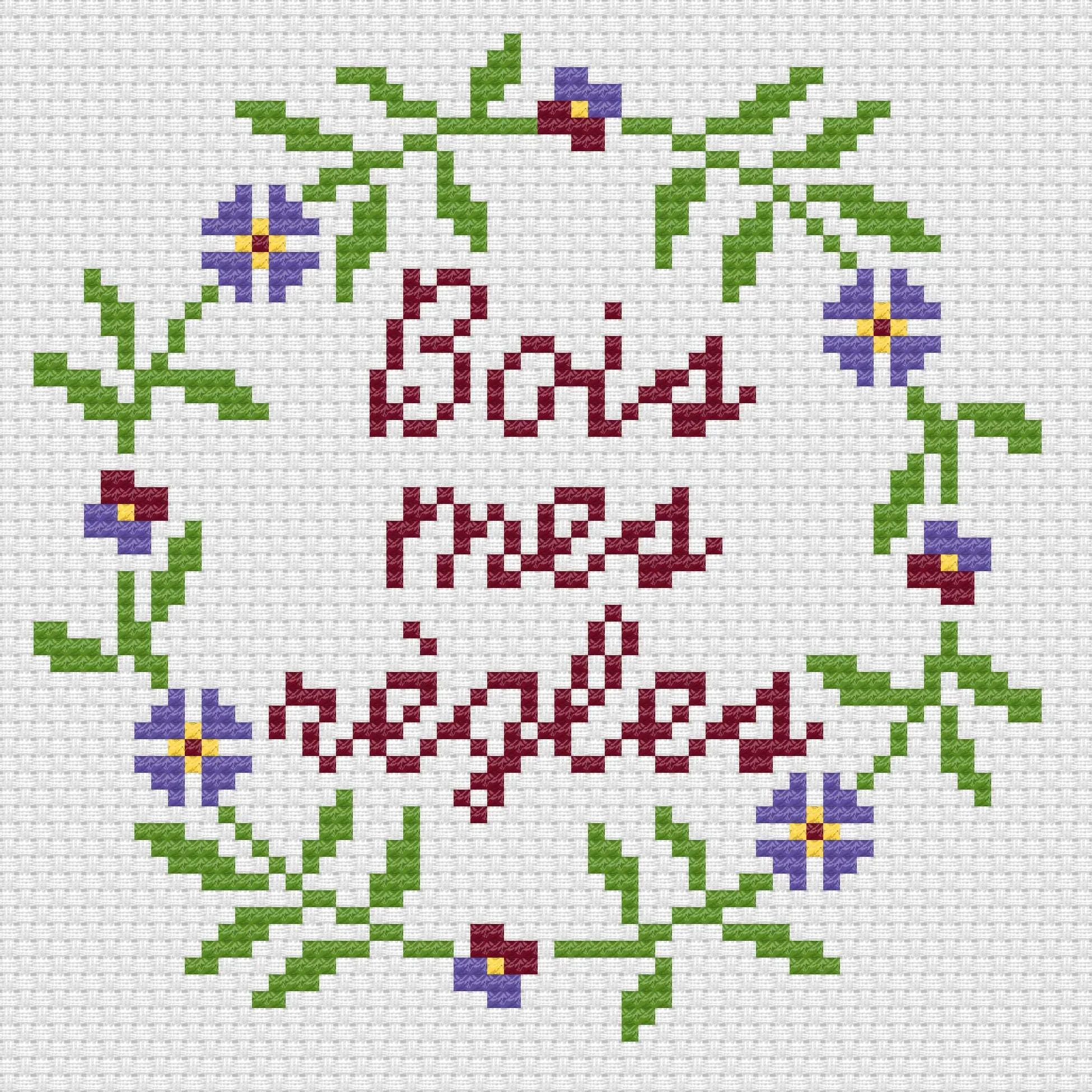 Kit de point de croix (DIY) - Niveau 3