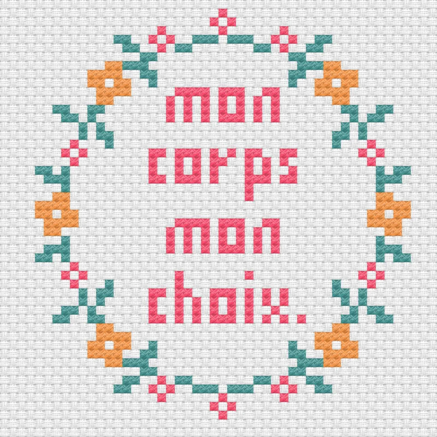 Kit de point de croix (DIY) - Niveau 1