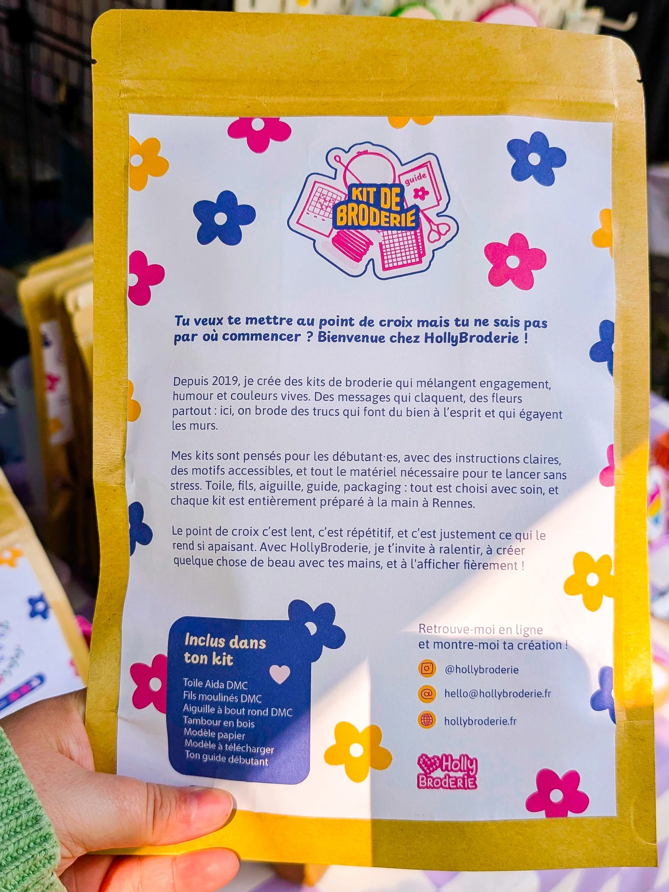 Kit de point de croix (DIY) - Niveau 3