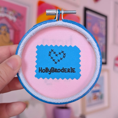 Broderie décorative "Born this way"