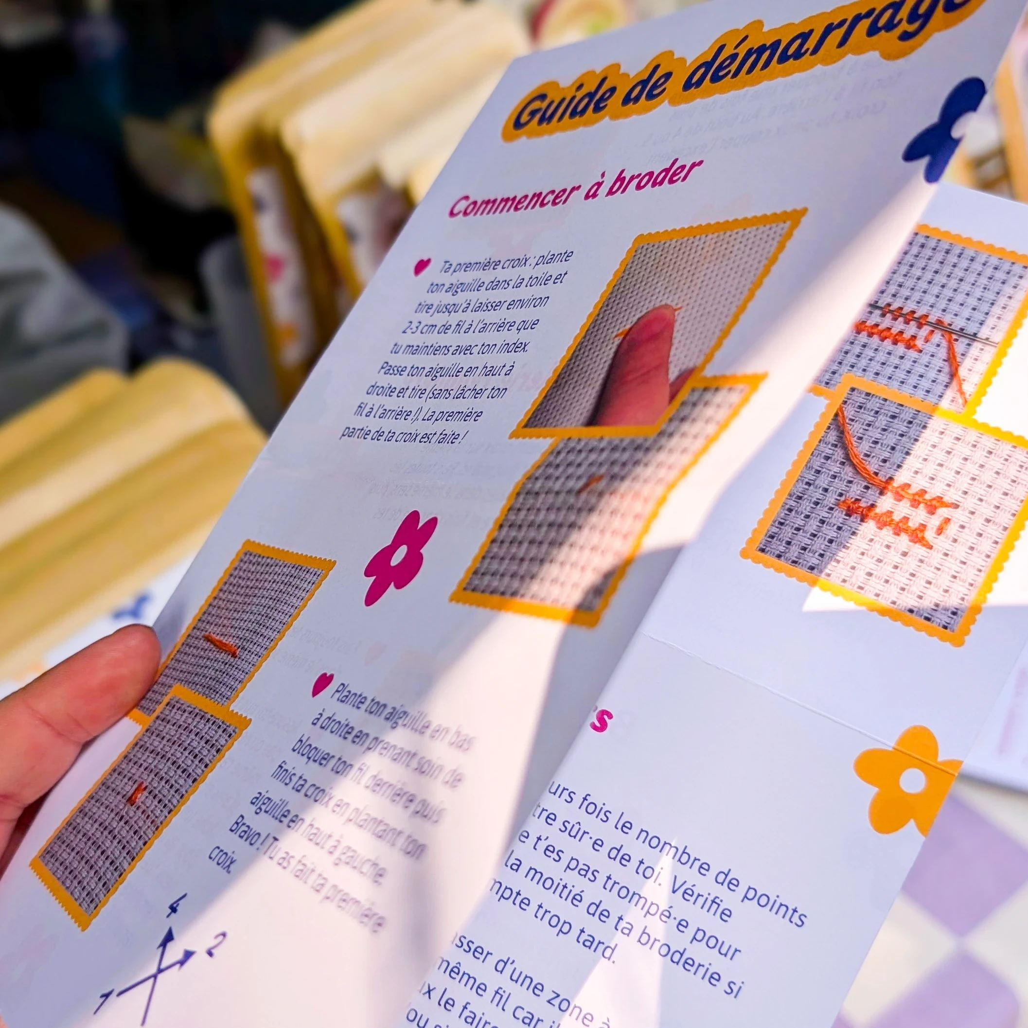 Kit de point de croix (DIY) - Niveau 1