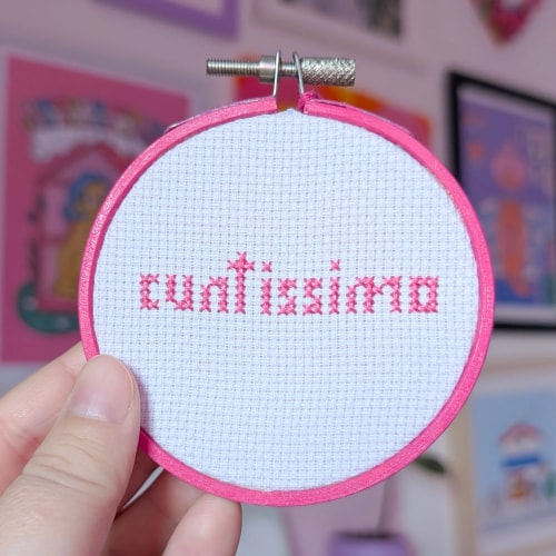 Broderie décorative "Cuntissimo"