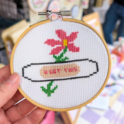 Broderie décorative "U got this"