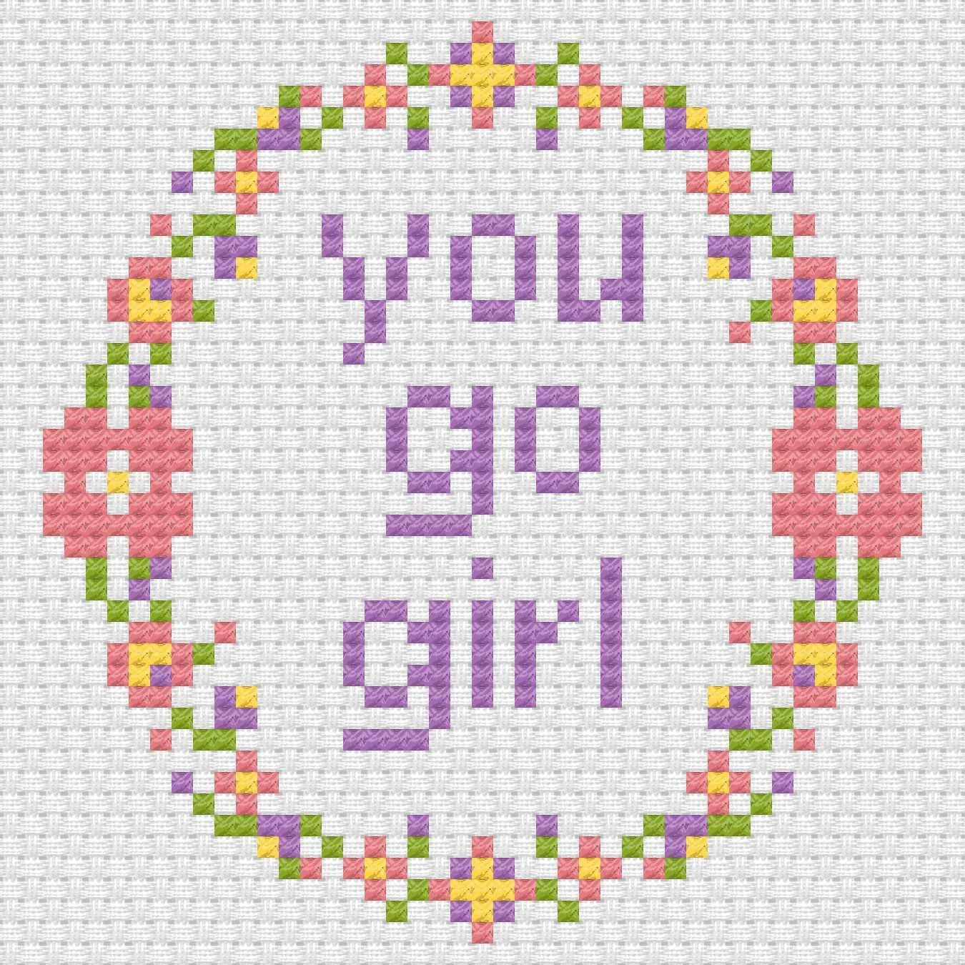 Kit de point de croix (DIY) - Niveau 3