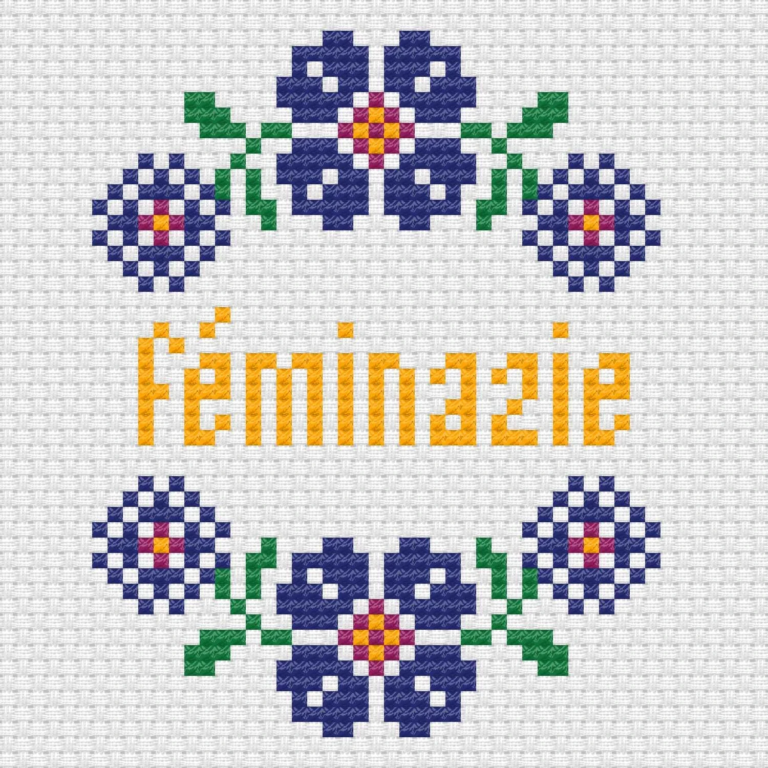 Kit de point de croix (DIY) - Niveau 2