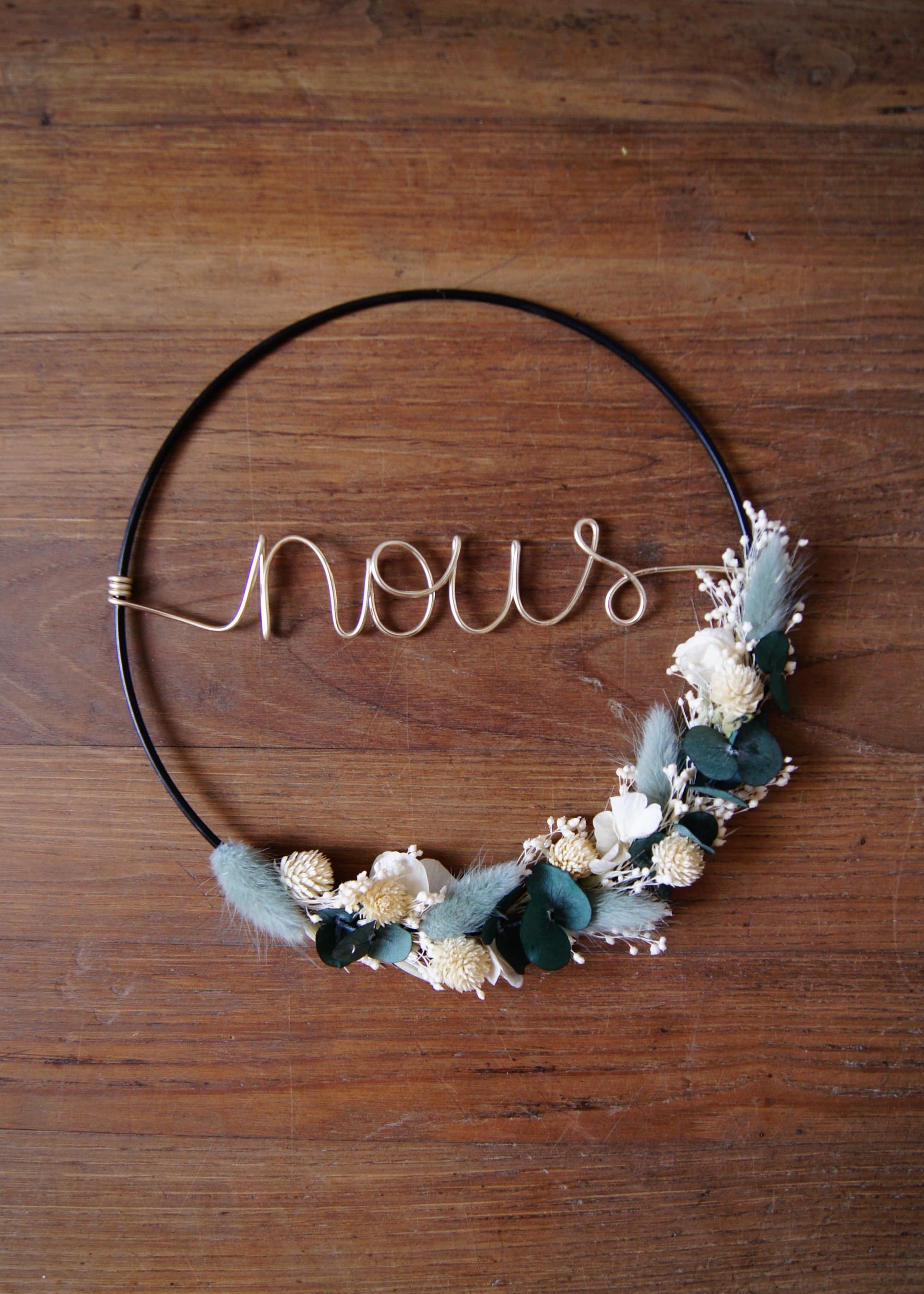 Couronne bleutée Nous