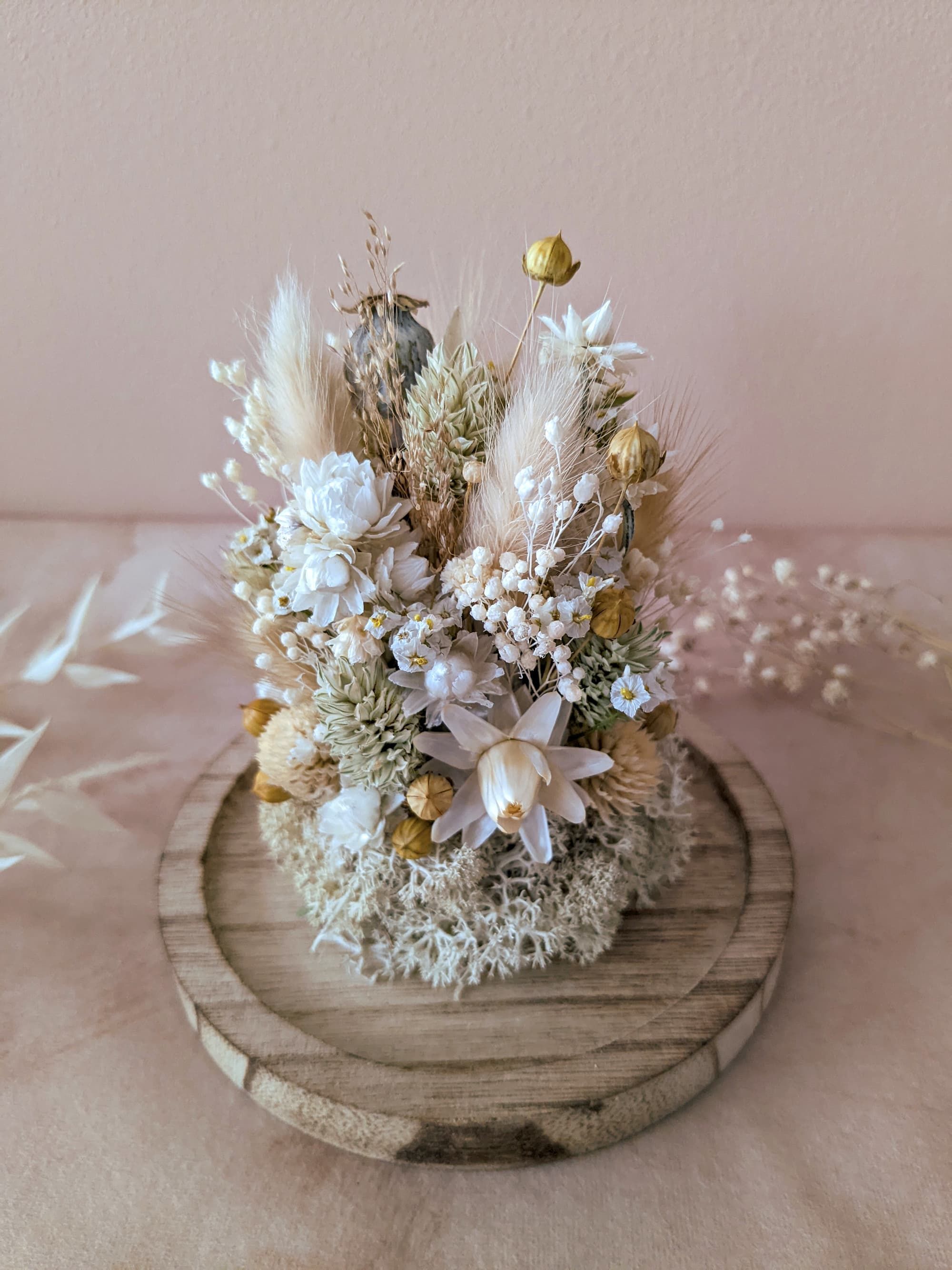 Cloche tons beige/naturel