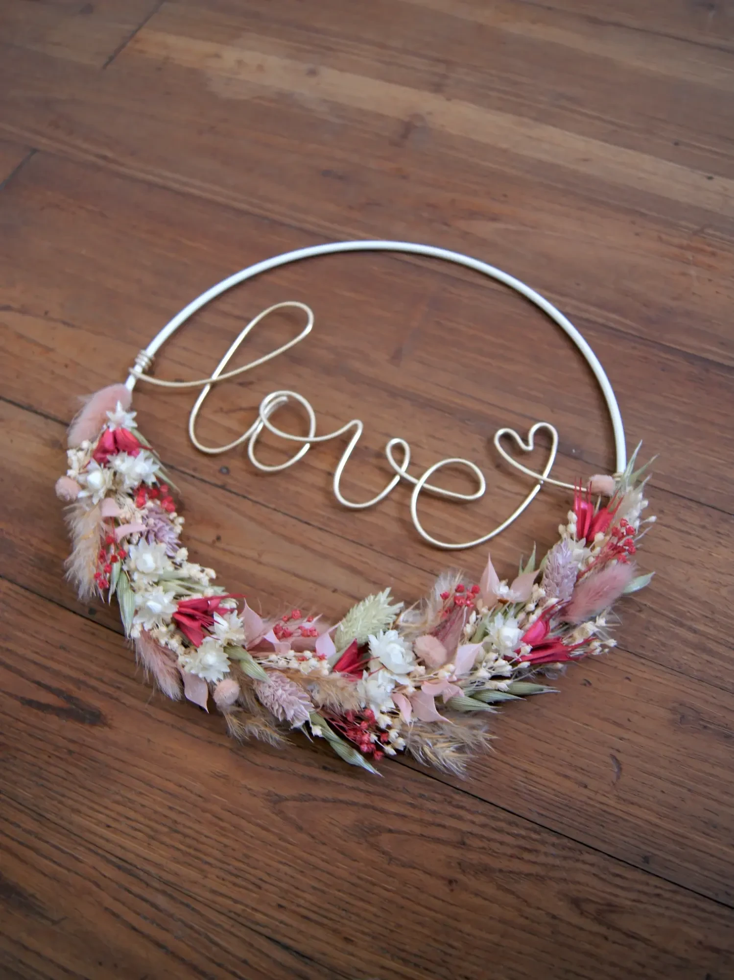 Couronne rose Love ♡