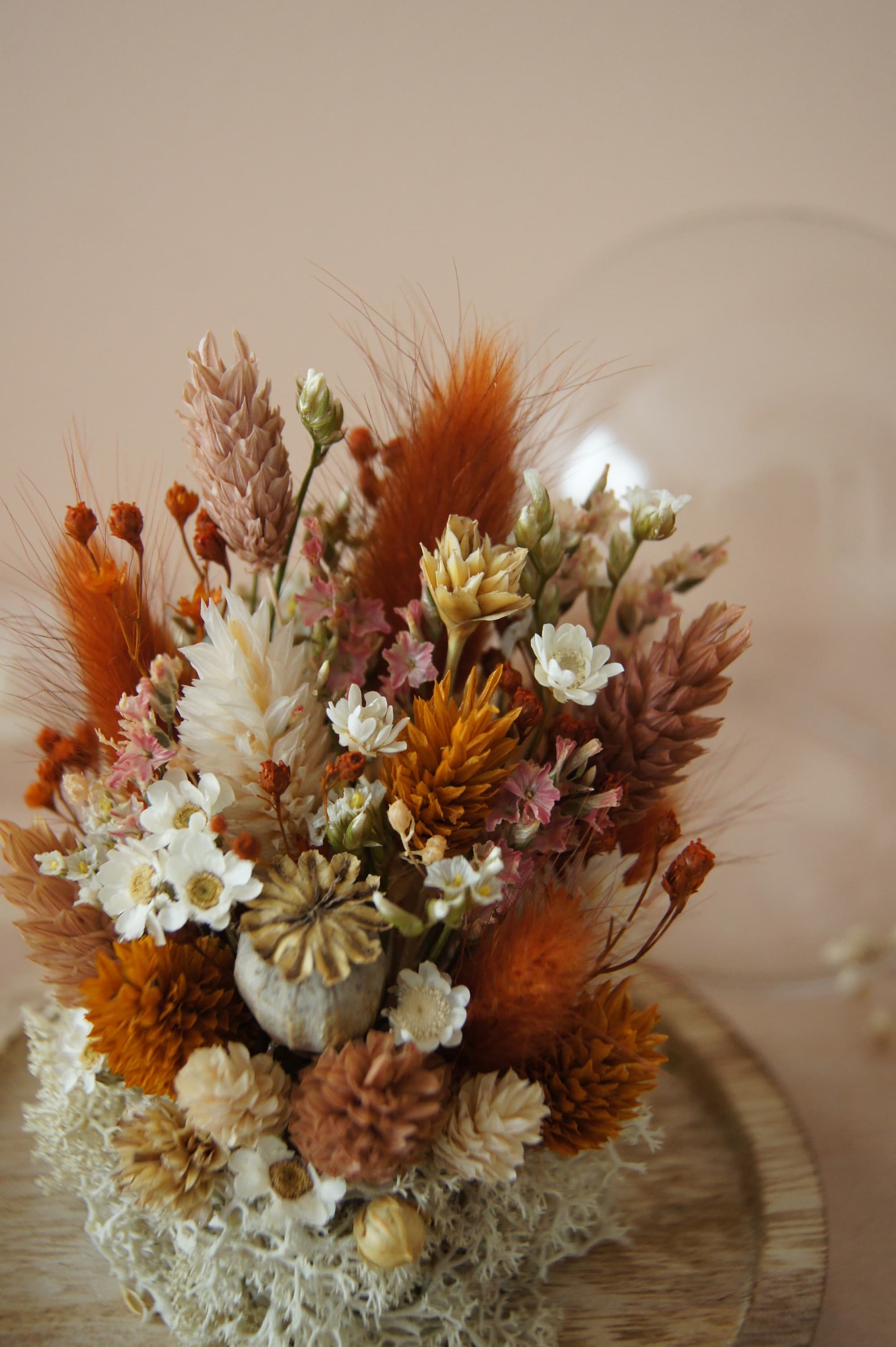 Cloche tons terracotta