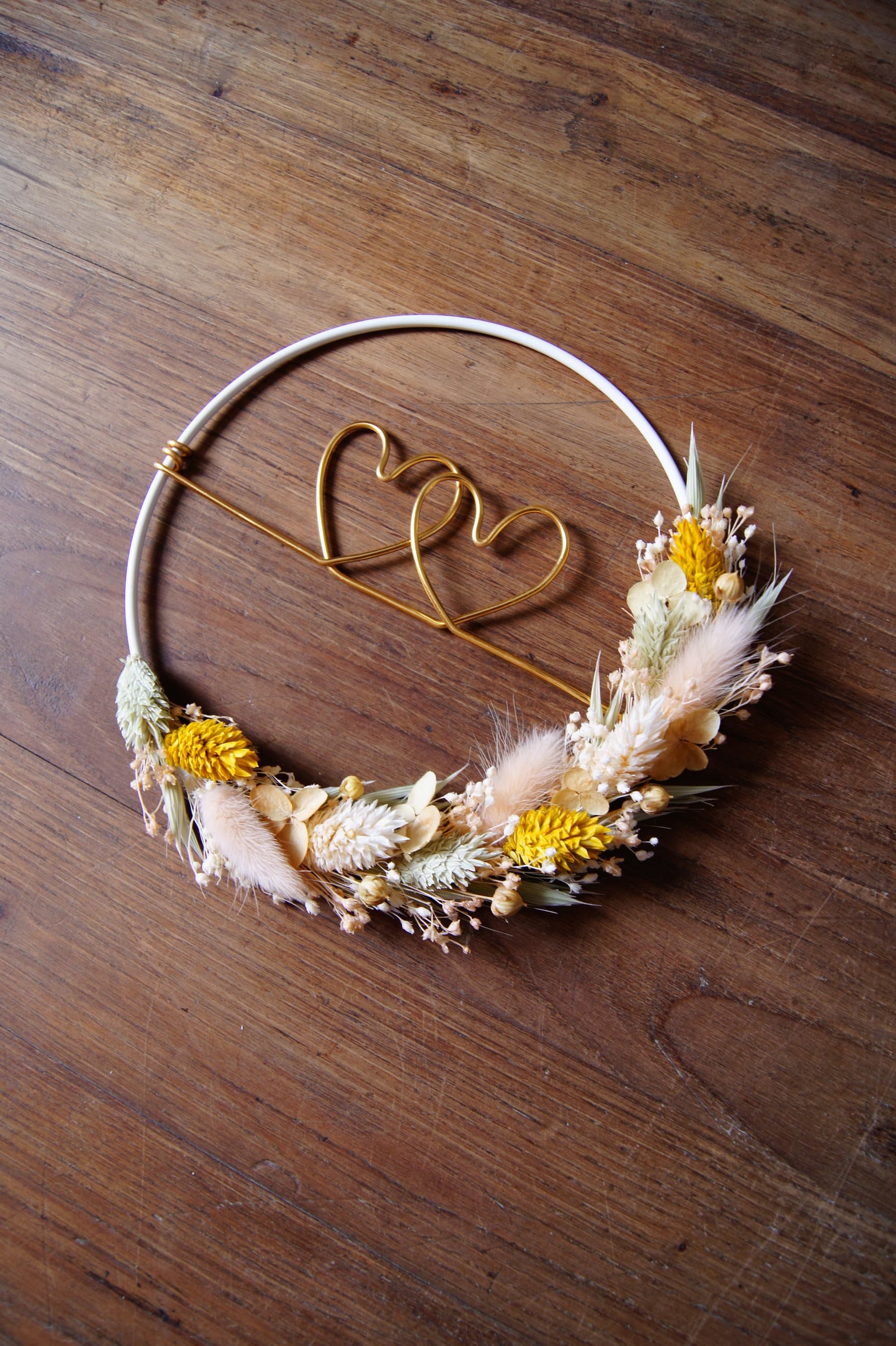 Couronne jaune Coeurs ♡