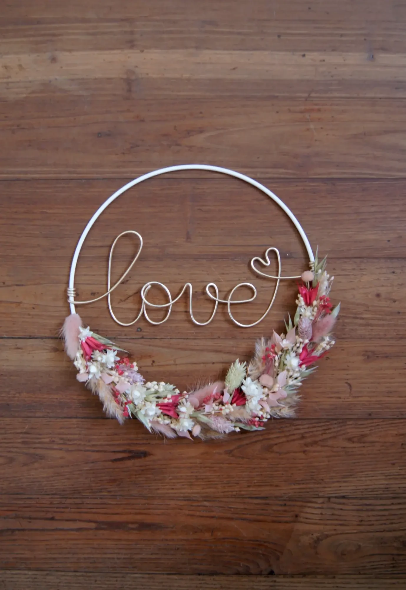 Couronne rose Love ♡