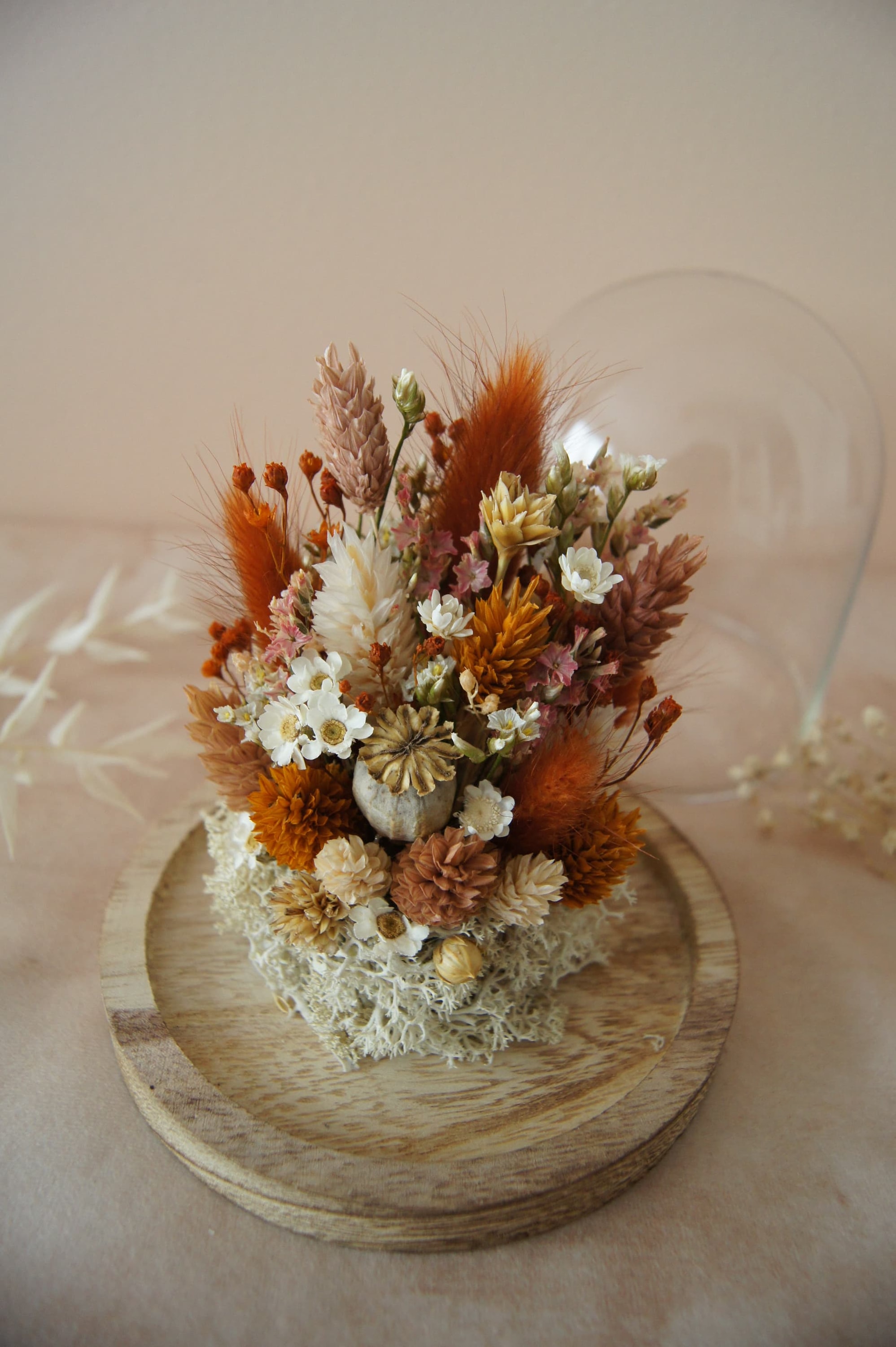 Cloche tons terracotta